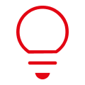 bulb shape icon