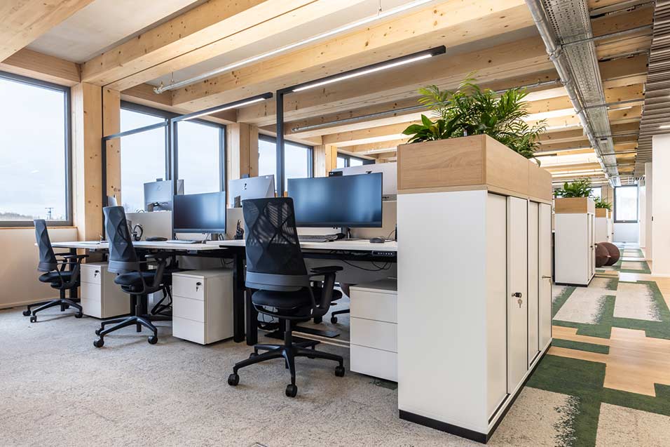 Large office spaces