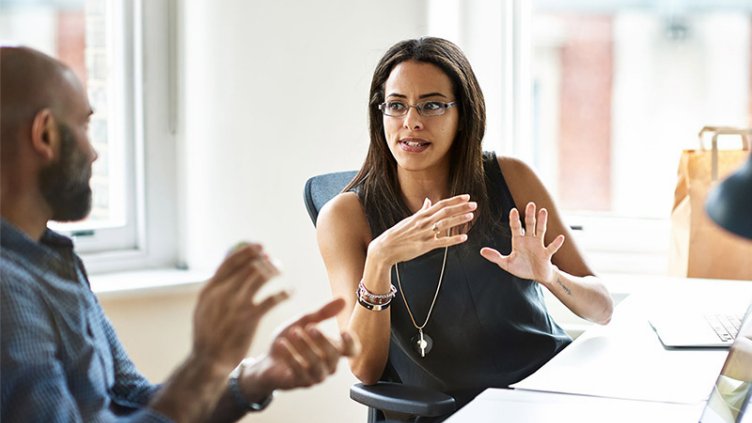 Discussion between persons