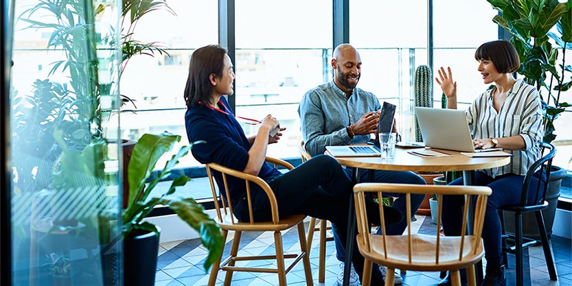 people sitting at a table